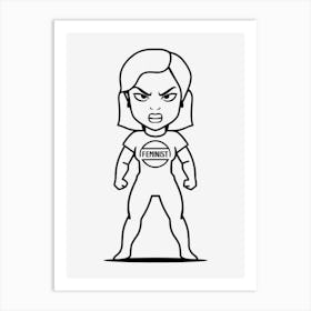 Superheroes Art Print