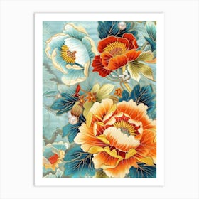 Chinese Flower Painting 115 Art Print