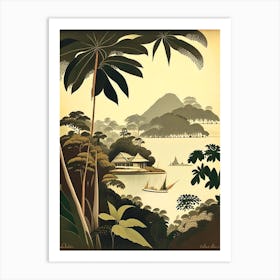 Langkawi Malaysia Rousseau Inspired Tropical Destination Art Print