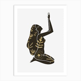 Yoga Woman Art Print