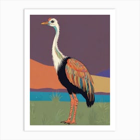 Ostrich 2 Art Print