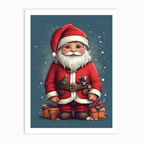 Santa Claus 4 Art Print