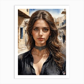 Israeli Woman 4 Art Print