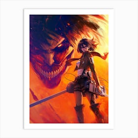 Attack On Titan 11 Art Print