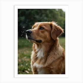 Golden Retriever Dog Art Print