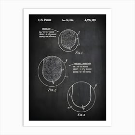 Tennis Ball Gift, Tennis Ball Print, Tennis Ball Wall Art, Tennis Patent, Tennis Gifts, Tennis Coach Gift, Tennis Decor, Tennis Art,St3891 Art Print