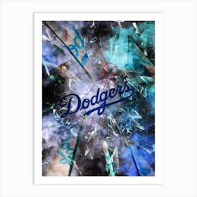 Los Angeles Dodgers Art Print