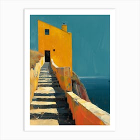 Yellow House Art Print