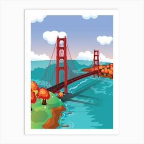 Golden Gate Bridge Art Print