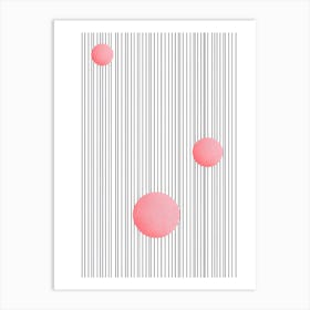 Pink Dots Art Print