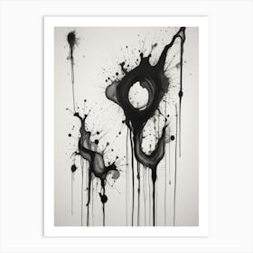 Ink Splatters 1 Art Print