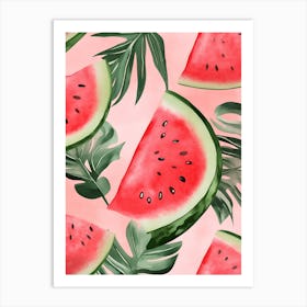 Watermelon Wallpaper Art Print