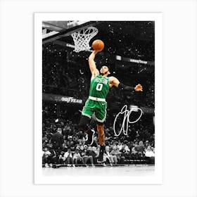 Jayson Tatum Art Print