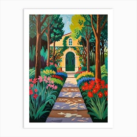 Garden Path 5 Art Print