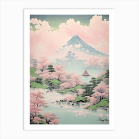 Mount Azuma In Fukushima Japanese Landscape 5 Art Print
