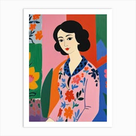 Asian Woman 4 Art Print