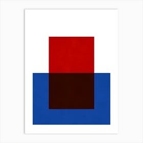 Geometric and modern abstract 3 Art Print