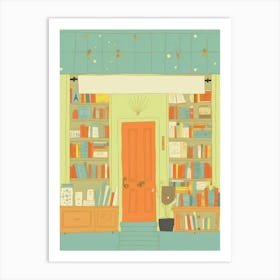 Aix En Provence The Book Nook Pastel Colours 1 Art Print