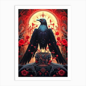 Crow Art Art Print