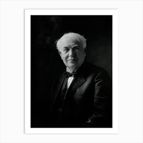 American Inventor Thomas Edison Art Print