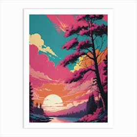 Sunset Art Print