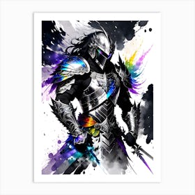 Knight Of The Rainbow Art Print