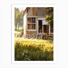 Barn In The Country Art Print