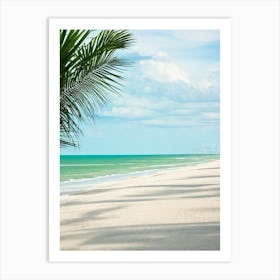 South Padre Island, Texas Contemporary Illustration 1  Art Print