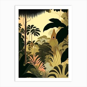 Hidden Paradise 2 Rousseau Inspired Art Print