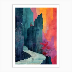 Path To The Mountains Art Print