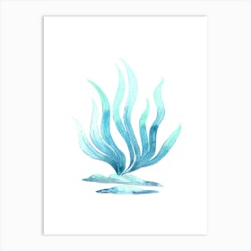 Watercolor Seaweed Illustration Art Print