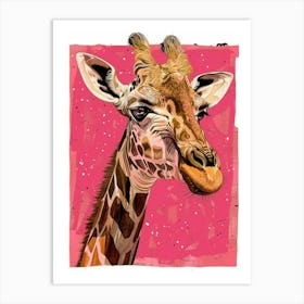 Giraffe 180 Art Print