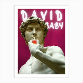 David Baby Art Print