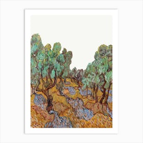 Olive Trees By Vincent Van Gogh Art Print