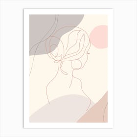 Portrait Of A Woman.10 Art Print