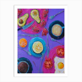 Brunch 1 Art Print