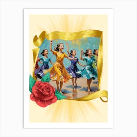 Joyous Dance Art Print