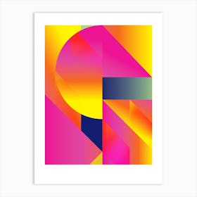 Colour And Shapes Art Print