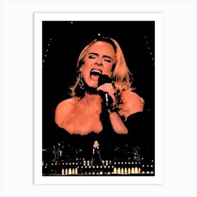 Adele 10 Art Print