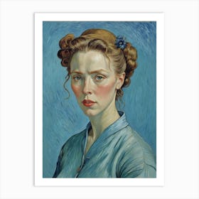 Portrait Of A Young Woman 4 Art Print