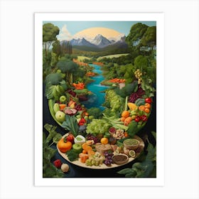 Feast For The Eyes Art Print