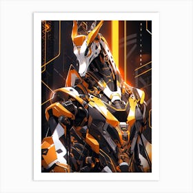 Futuristic Robot 1 Art Print