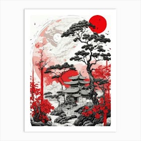 Asian Landscape 1 Art Print