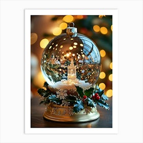 Snow Globe 1 Art Print