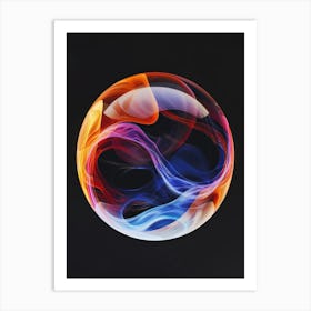 Abstract Circle Painting Art Print