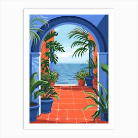 Archway To The Beach 4 Art Print