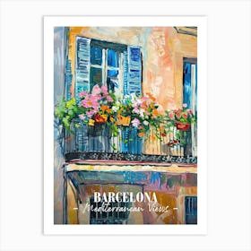 Mediterranean Views Barcelona 5 Art Print