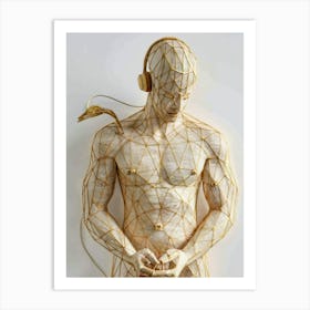 Wire Sculpture Art Print