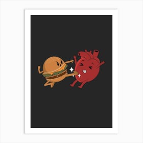 Heart Attack Art Print