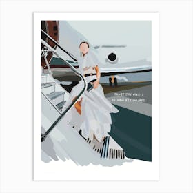 Airplane Chic Art Print